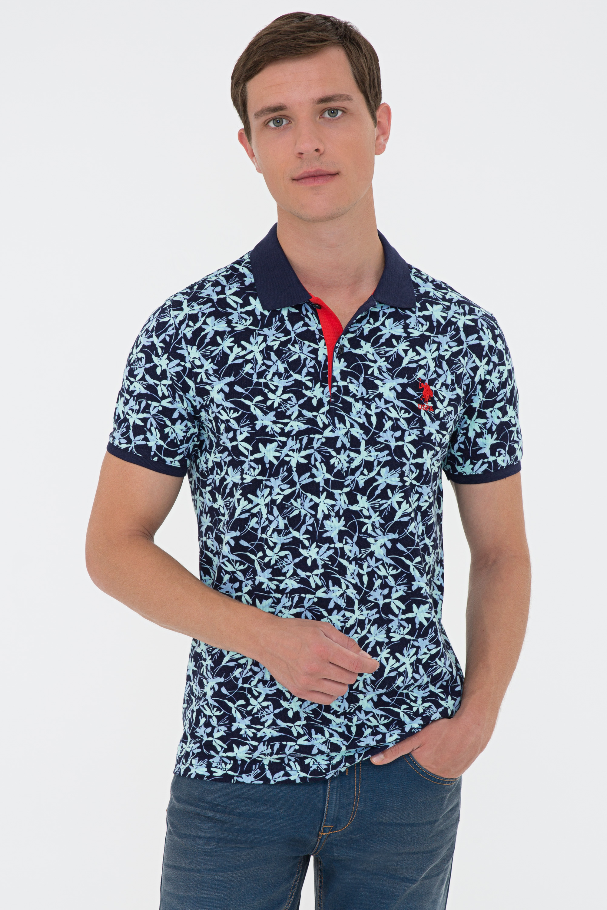 фото Футболка мужская u.s. polo assn. g081sz0110ronnieiy021-e синяя m