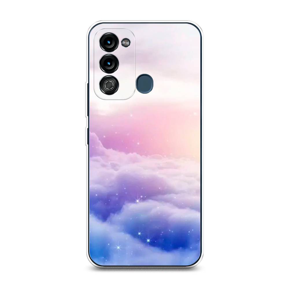 

Чехол на Itel Vision 3 "Небеса", Голубой;белый;розовый, 3200850-2