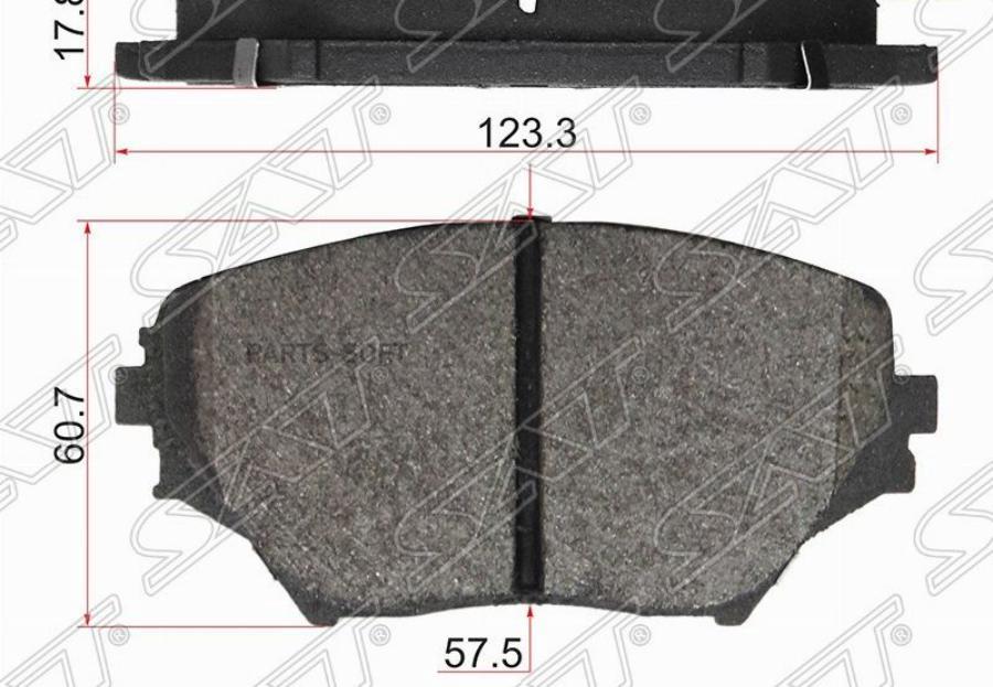 

Колодки Тормозные Перед Toyota Rav4 00- Sat арт. ST-04465-42130