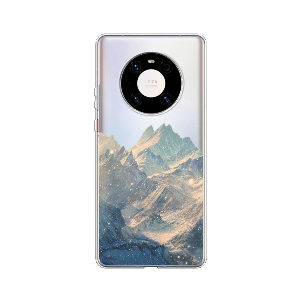 

Чехол Awog на Huawei Mate 40 Pro "Горы арт 2", Серый, 6104450-10