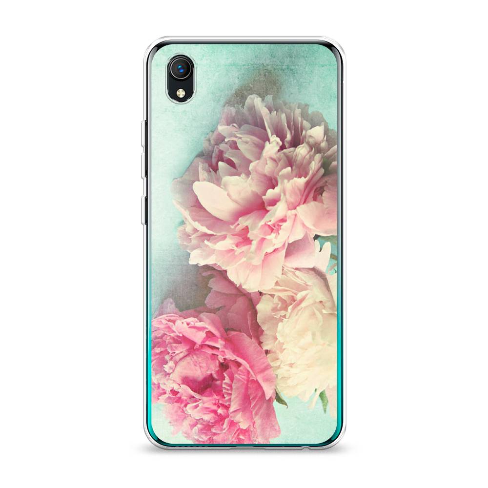 

Силиконовый чехол "Пионы new" на Vivo Y1s, Разноцветный, 263250-8