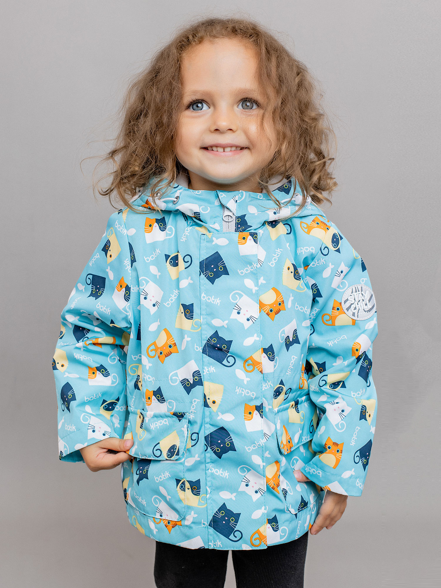 

Куртка детская Batik Тиана, мультиколор голубой, 98, Тиана