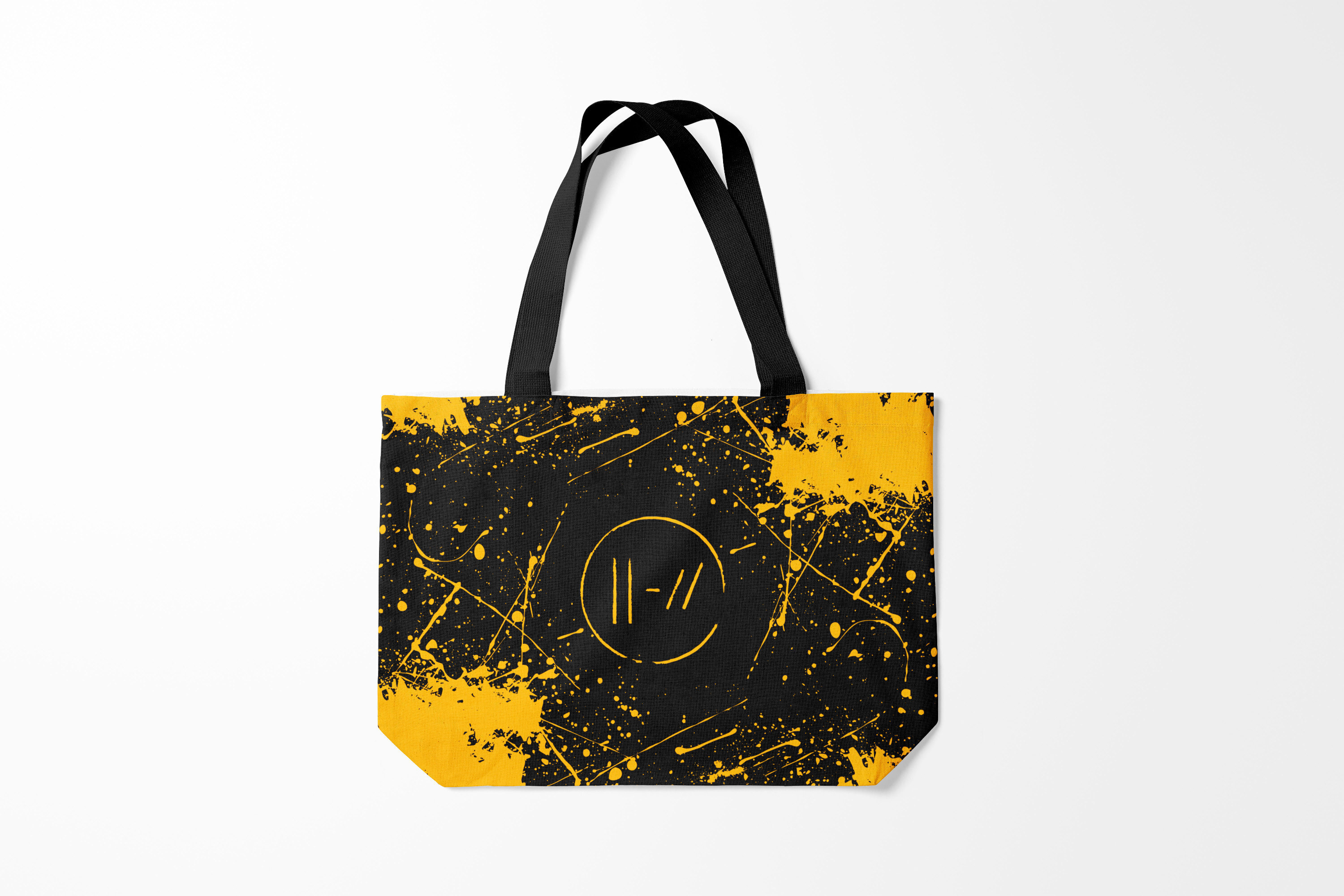 

Сумка шoппер унисекс Burnettie Twenty one pilots TOP Z, черный; желтый, Twenty one pilots TOP Z