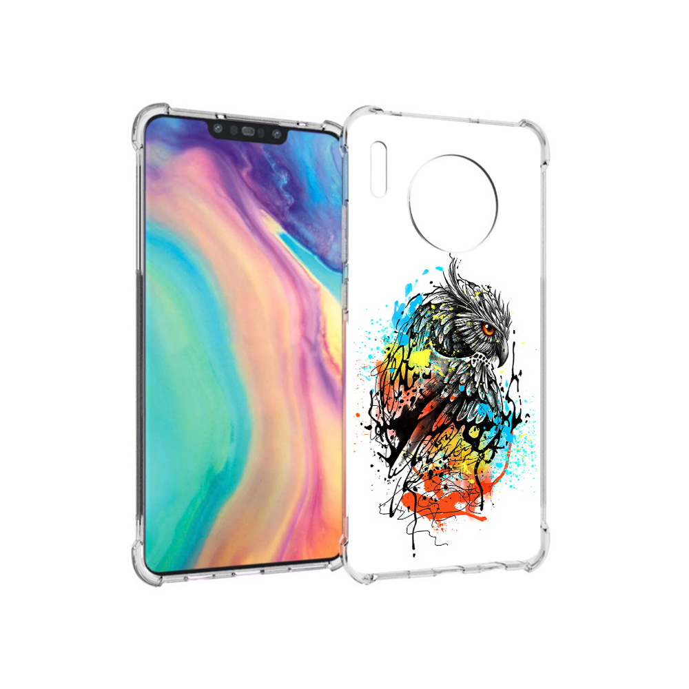 

Чехол MyPads Tocco для Huawei Mate 30 Творческая сова, Прозрачный, Tocco