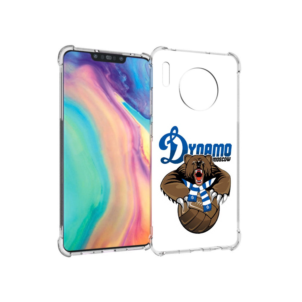 

Чехол MyPads Tocco для Huawei Mate 30 ФК Динамо медведь, Прозрачный, Tocco