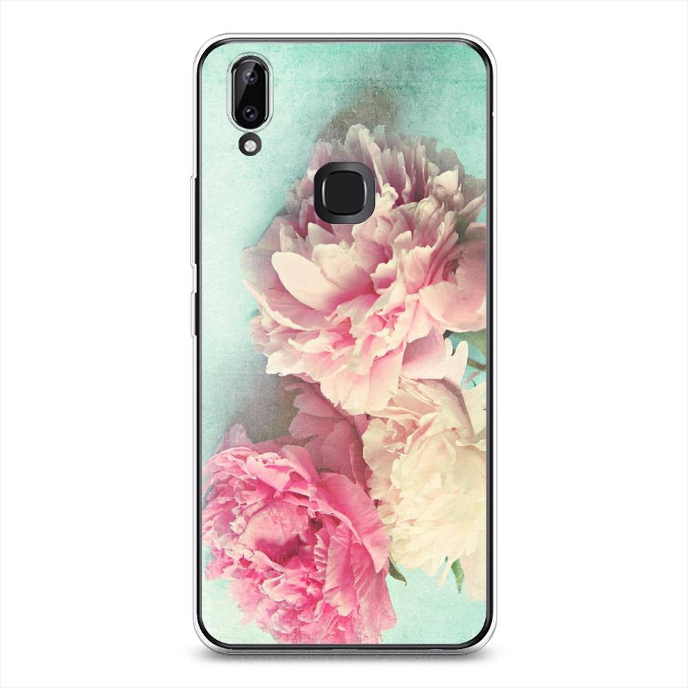

Силиконовый чехол "Пионы new" на Vivo Y85, 260350-8