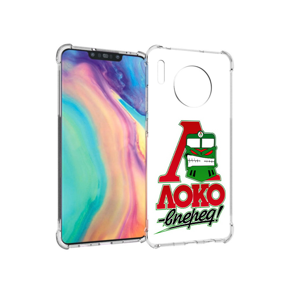 

Чехол MyPads Tocco для Huawei Mate 30 ФК локо вперед, Прозрачный, Tocco