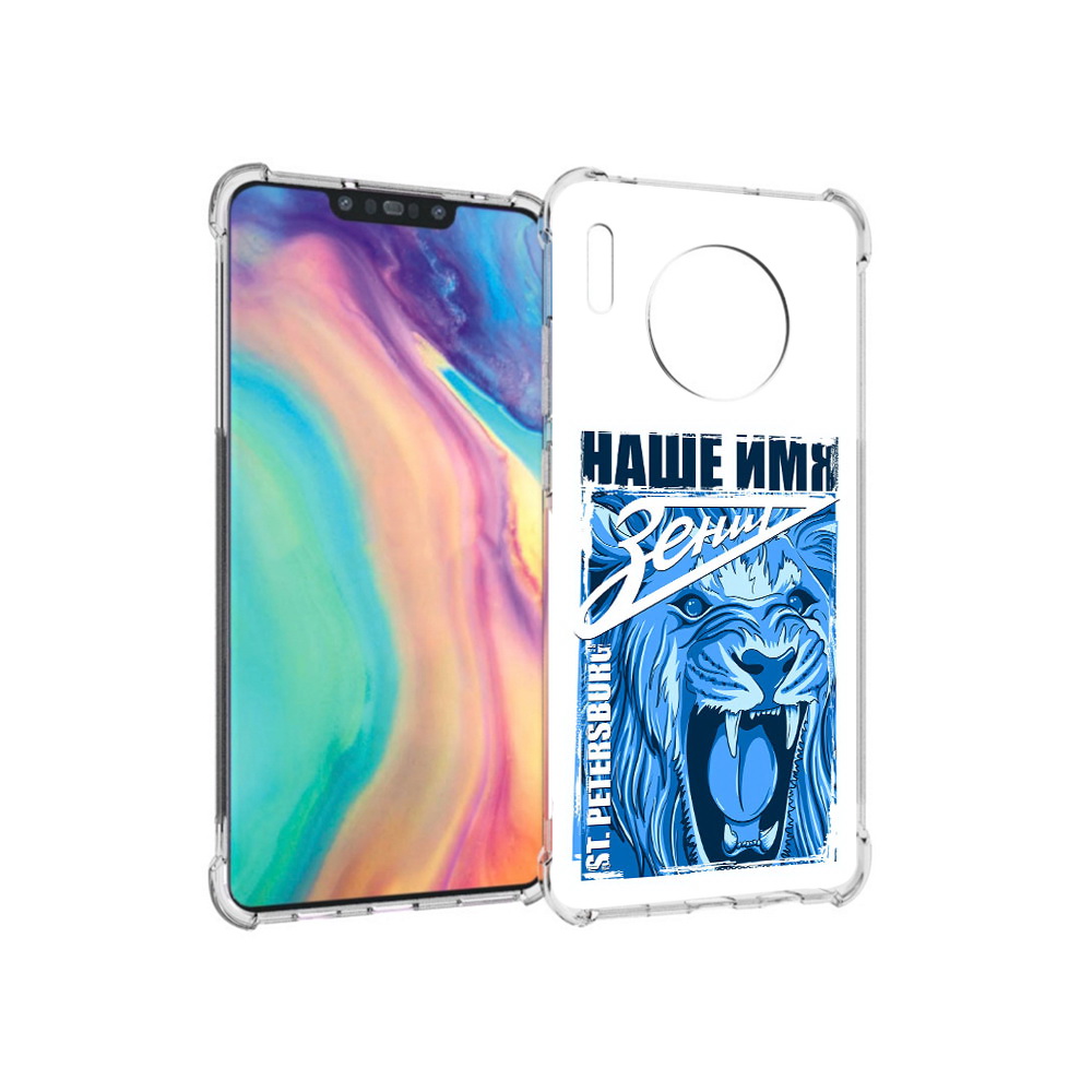 

Чехол MyPads Tocco для Huawei Mate 30 ФК наше имя зенит, Прозрачный, Tocco