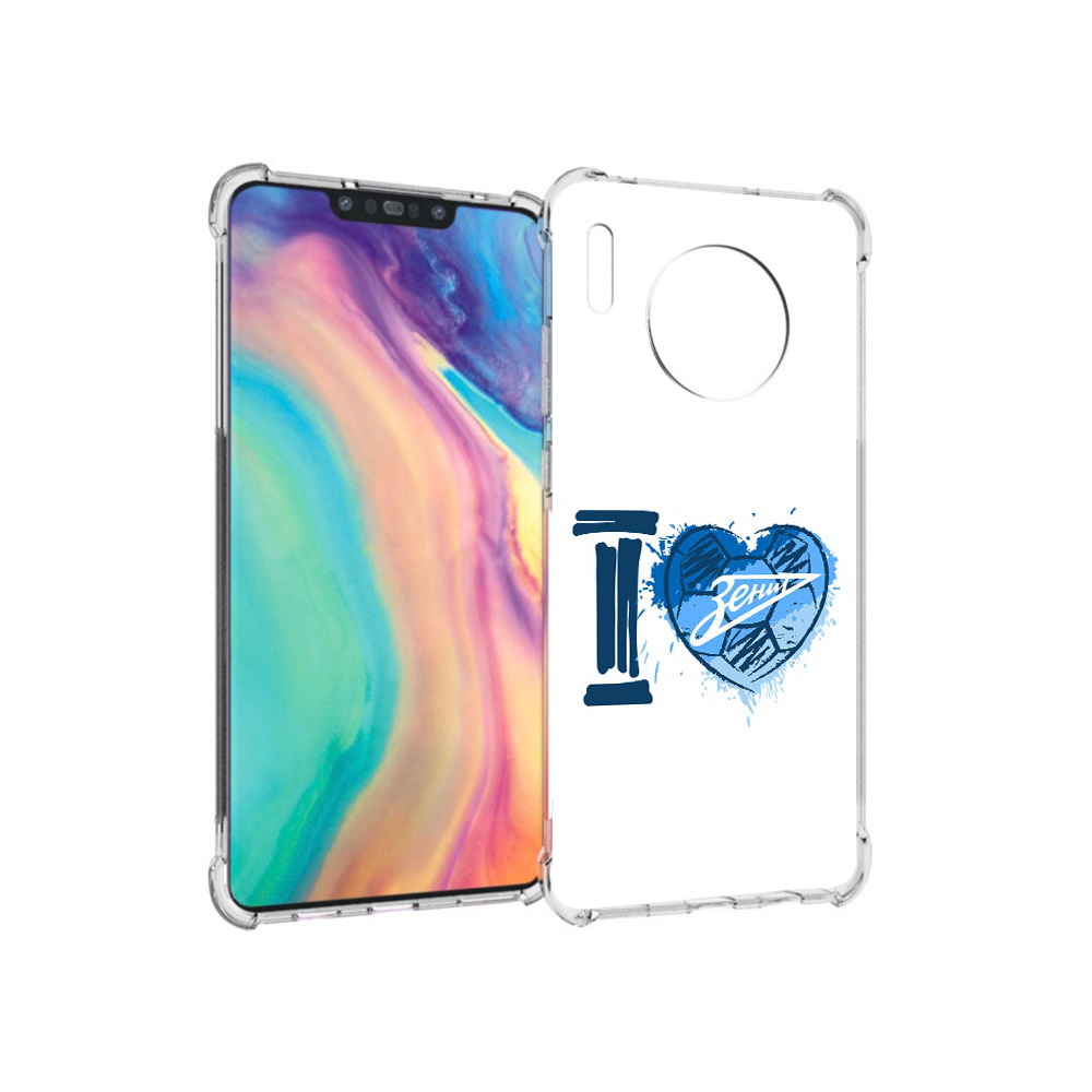 

Чехол MyPads Tocco для Huawei Mate 30 ФК я люблю зенит, Прозрачный, Tocco
