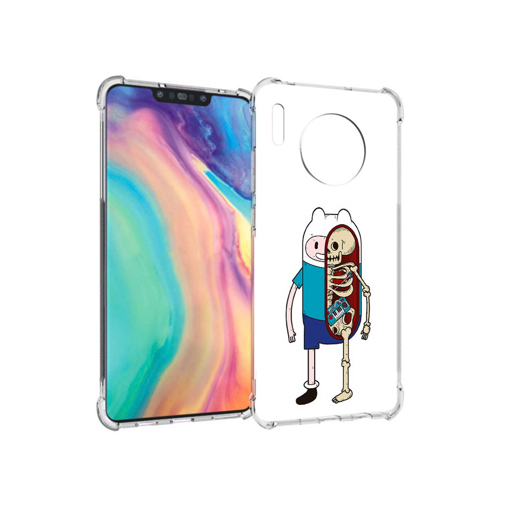 

Чехол MyPads Tocco для Huawei Mate 30 Финн скелет, Прозрачный, Tocco