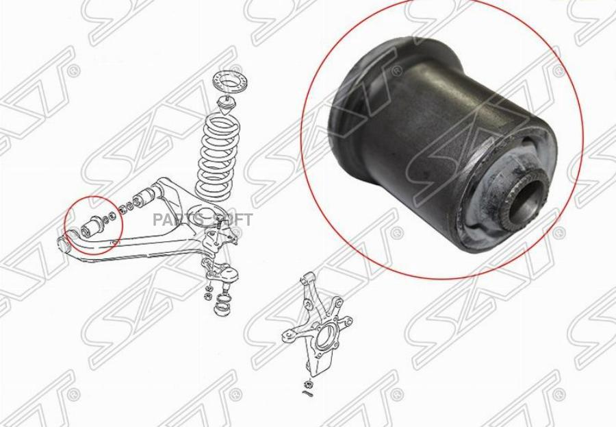 SAT ST-09319-12044 Сайлентблок переднего нижнего рычага передний SUZUKI VITARA/ESCUDO 89-9