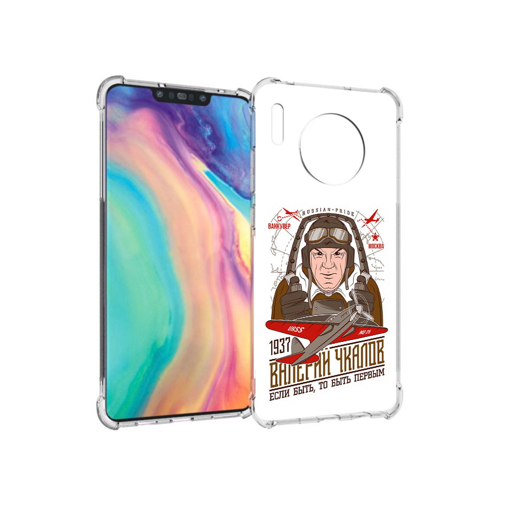 

Чехол MyPads Tocco для Huawei Mate 30 Чкалов, Прозрачный, Tocco