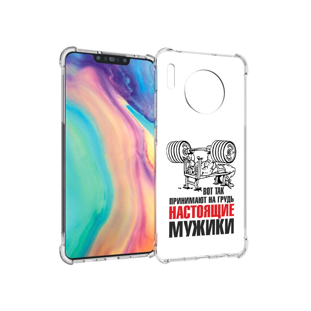 

Чехол MyPads Tocco для Huawei Mate 30 бодибилдинг для мужиков, Прозрачный, Tocco