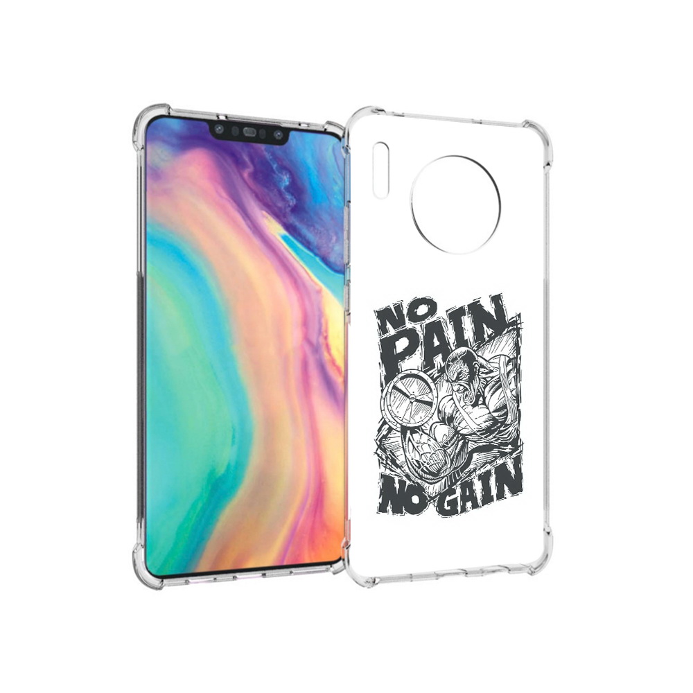 

Чехол MyPads Tocco для Huawei Mate 30 бодибилдинг тяжелая работа, Прозрачный, Tocco