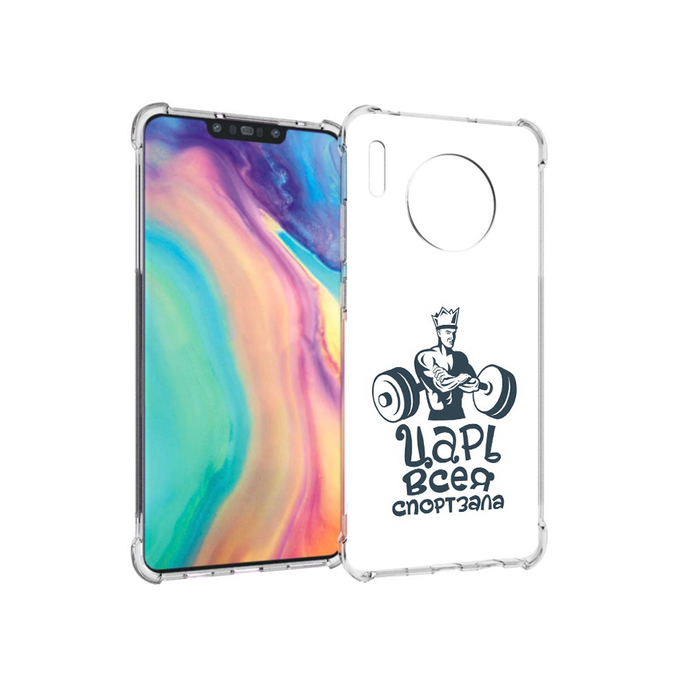 

Чехол MyPads Tocco для Huawei Mate 30 бодибилдинг царь спортзала, Прозрачный, Tocco