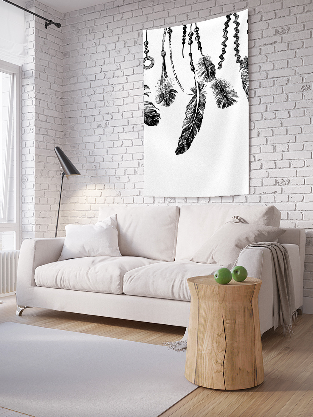 

Вертикальное фотопанно на стену JoyArty Тоскующие перья 150x200 см, Тоскующие перья