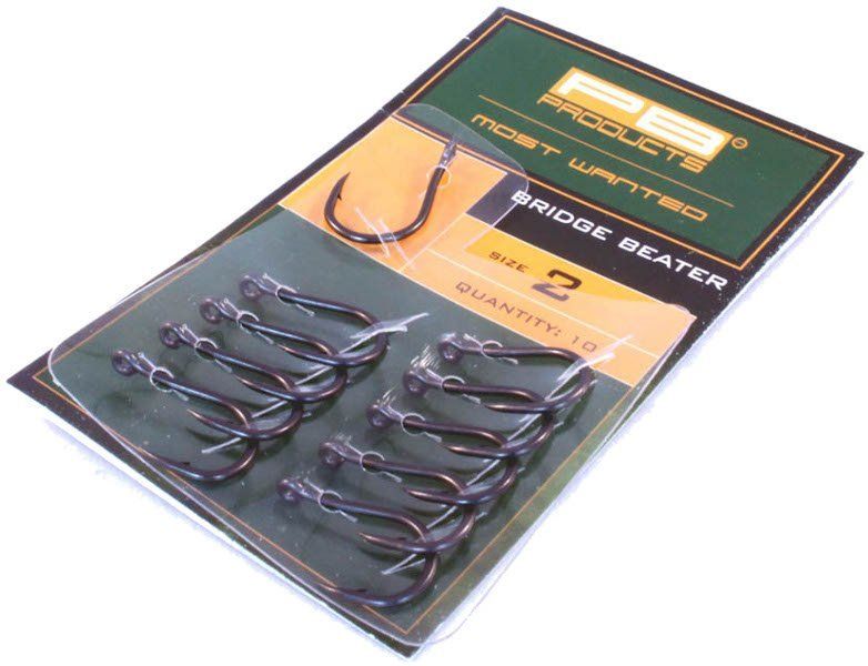 

Крючки карповые PB Products BRIDGE BEATER DBF - №2/10шт.
