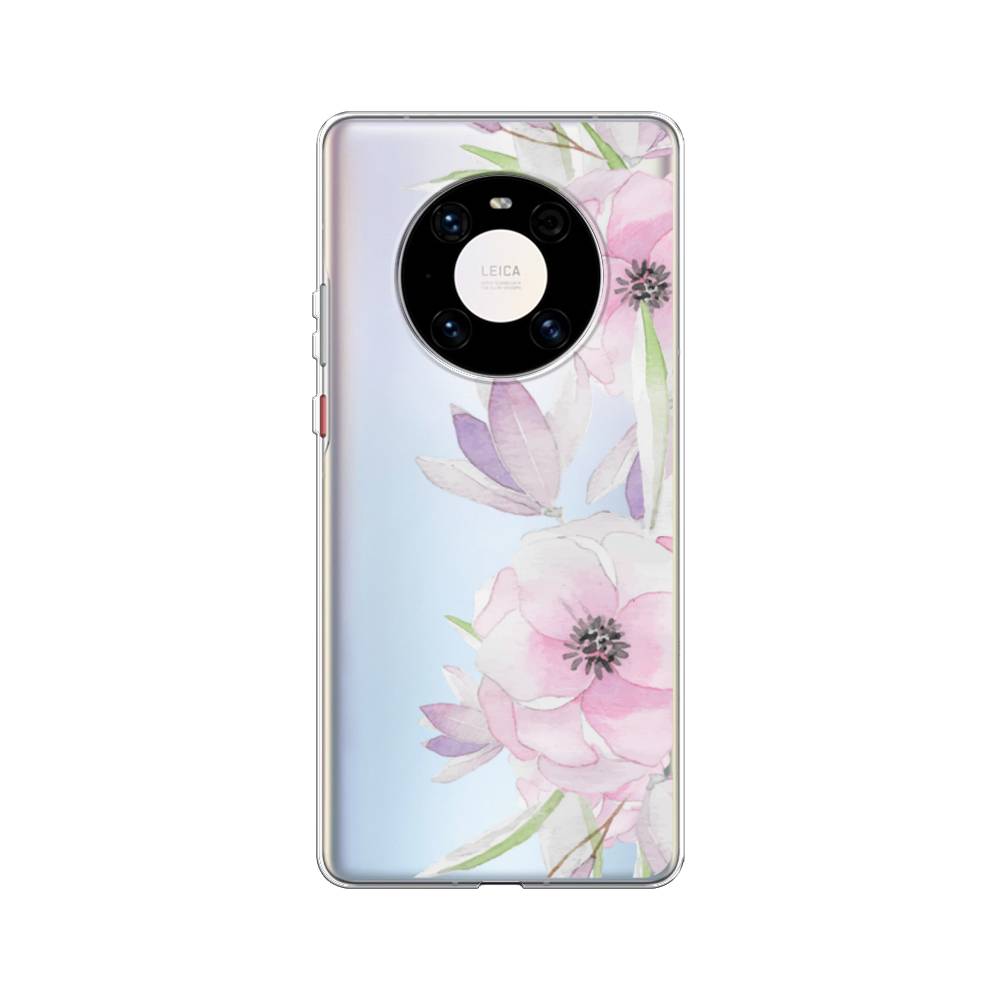

Чехол Awog на Huawei Mate 40 Pro "Нежные анемоны", Розовый;черный;фиолетовый, 6104450-8