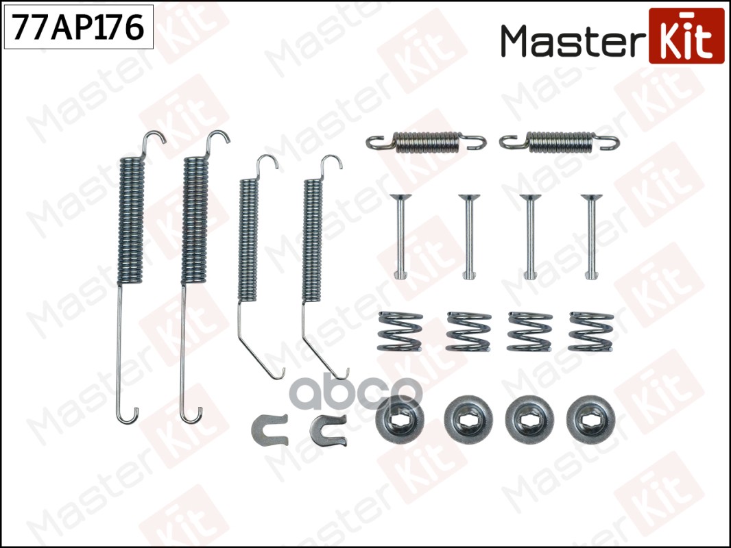 

Тормозные колодки MASTERKIT барабанные 77AP176