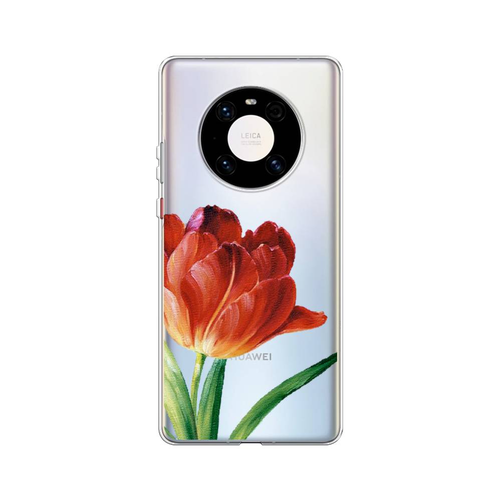 

Чехол Awog на Huawei Mate 40 Pro "Красный тюльпан", Оранжевый;зеленый, 6104450-8