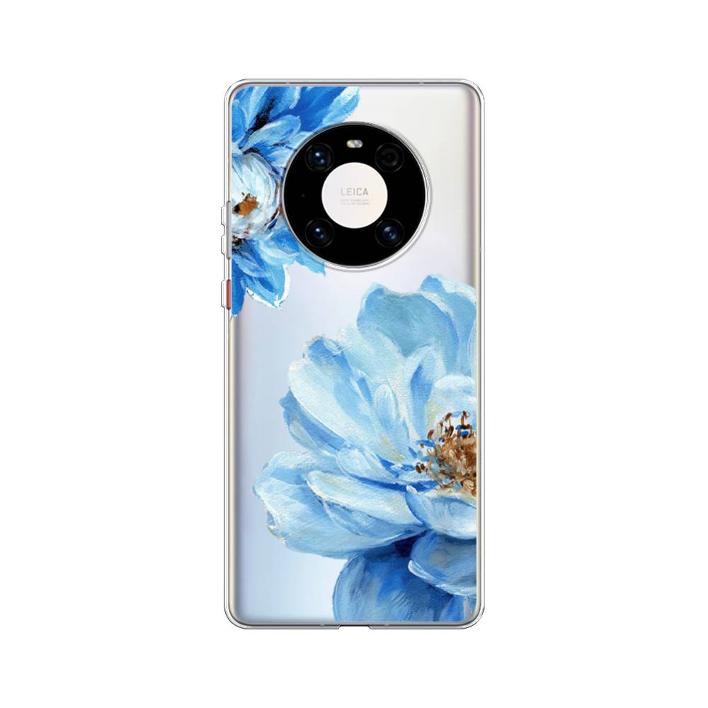 

Чехол Awog на Huawei Mate 40 Pro "Голубые клематисы", Голубой, 6104450-8
