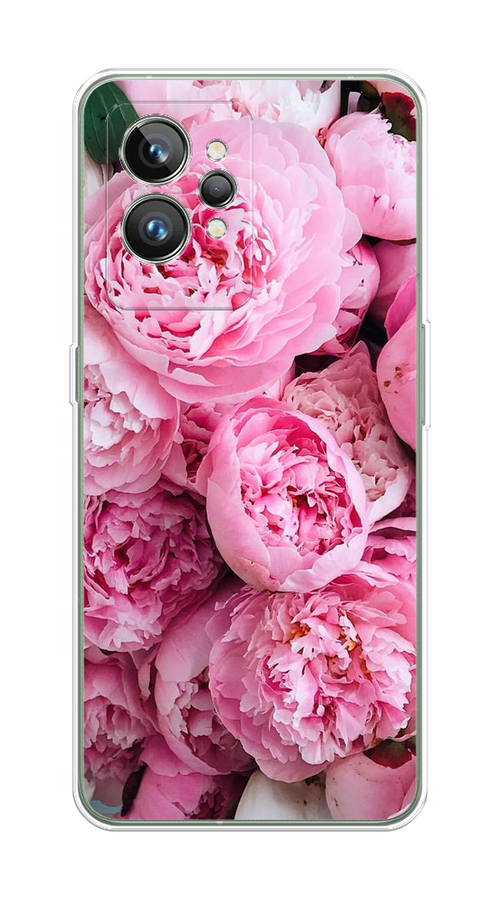 

Чехол на Realme GT 2 Pro "Розовые пионы", Бежевый;розовый, 258650-2