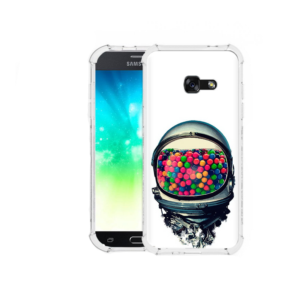 

Чехол MyPads Tocco для Samsung Galaxy A3 (2016) шлем космонавта, Прозрачный, Tocco