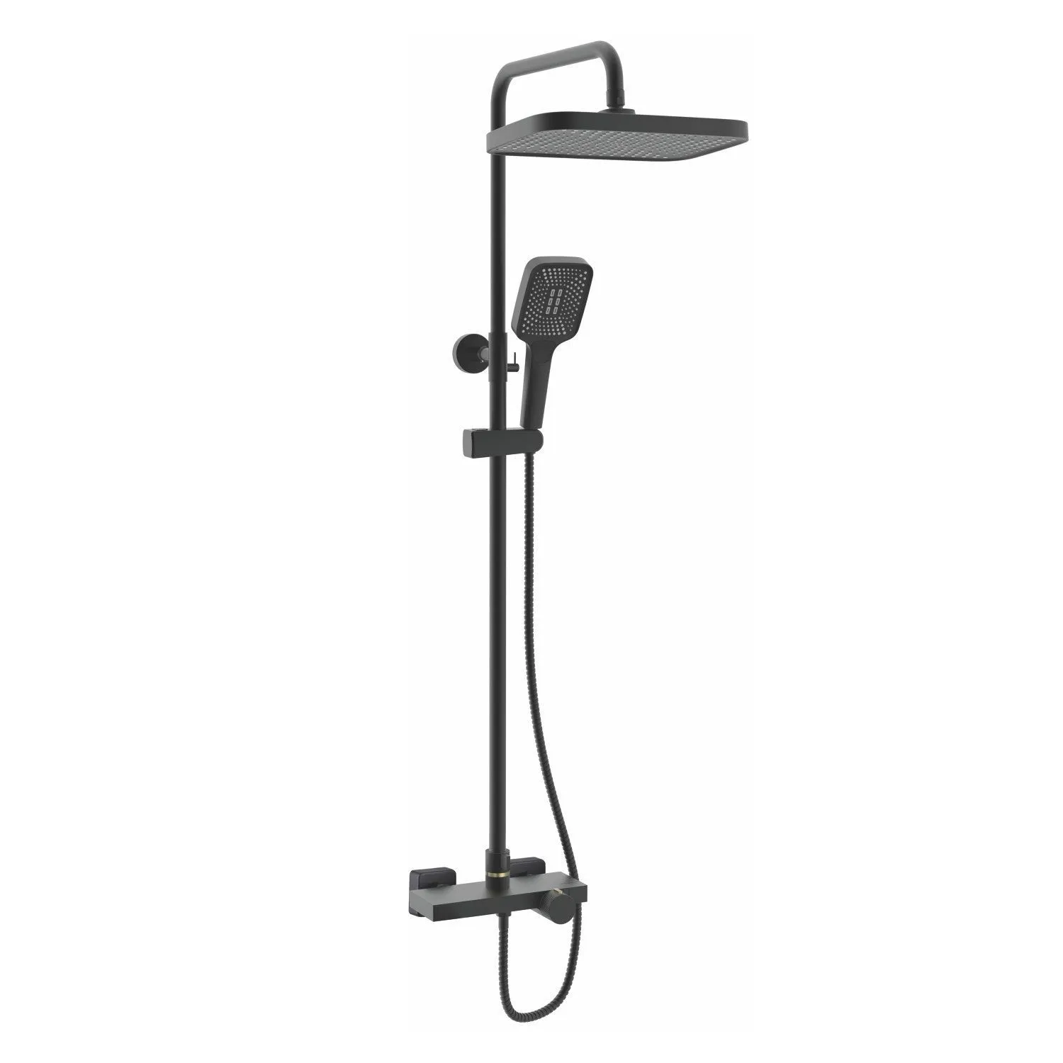 

Душевая система с термостатом Rose R1896H-6M, черный, R1896H-6M