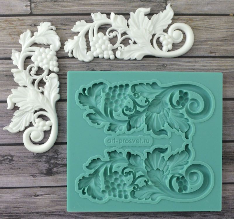 

Молд Арт-студия ПроСвет Набор виноградная лоза ARTMD0347 большой, Зеленый