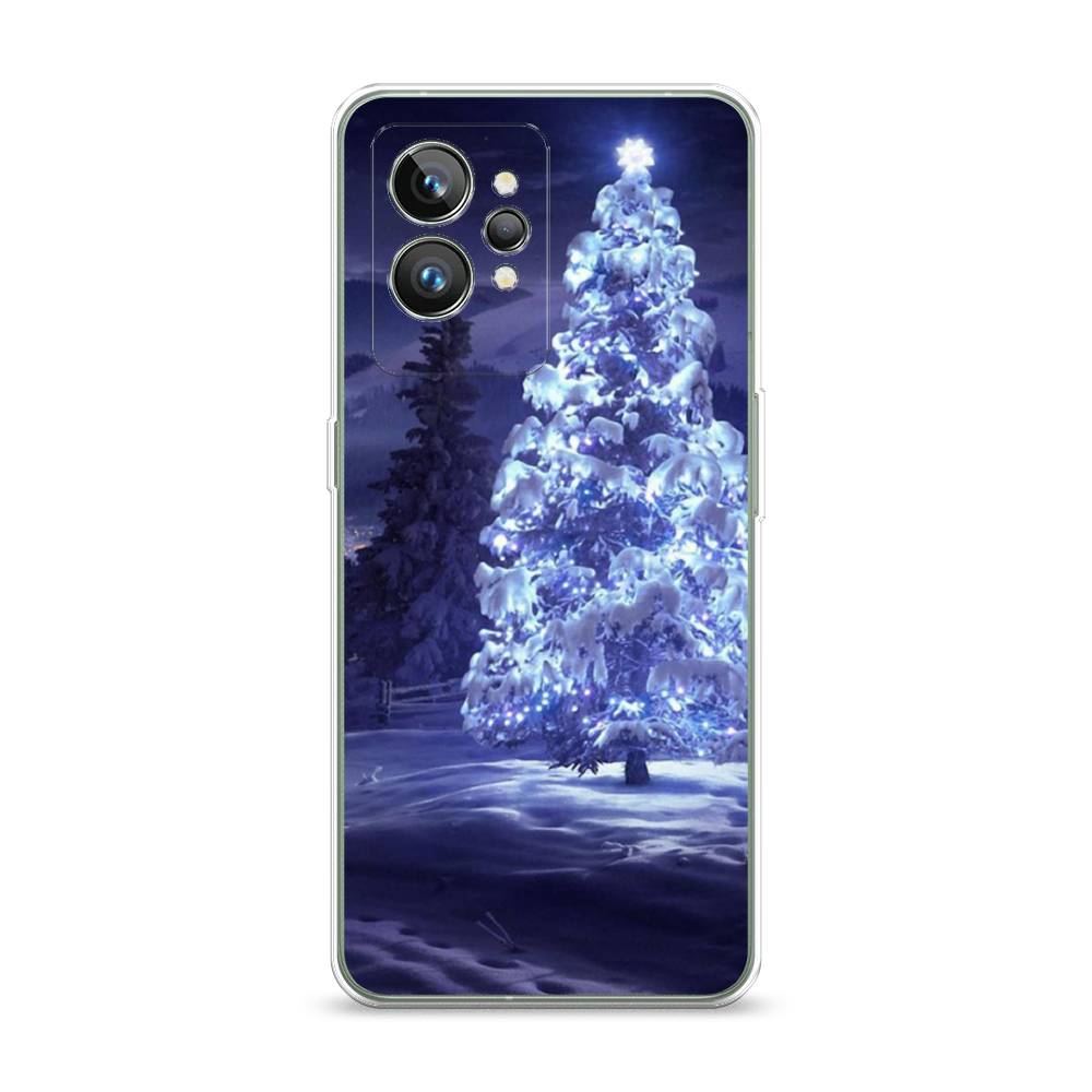 

Чехол на Realme GT 2 Pro "Зима 4", Синий;черный;белый, 258650-2