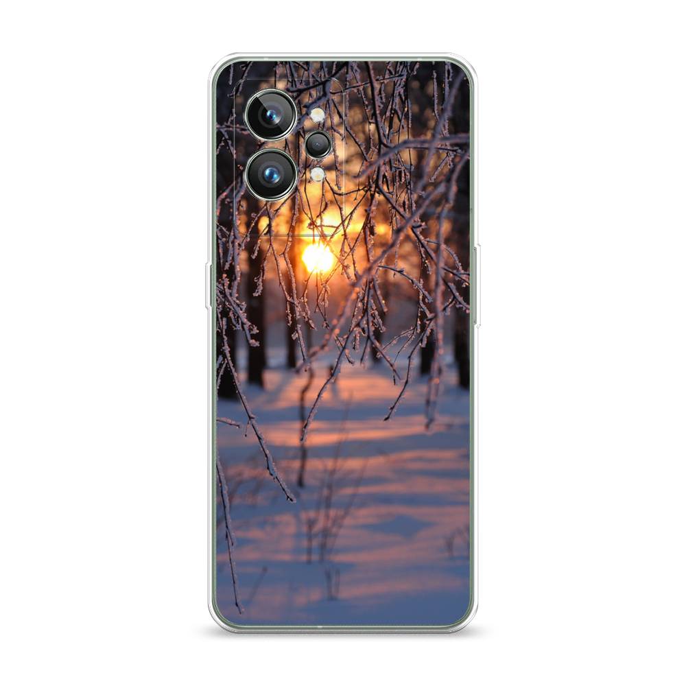 

Чехол на Realme GT 2 Pro "Зима 7", Оранжевый;розовый;черный, 258650-2