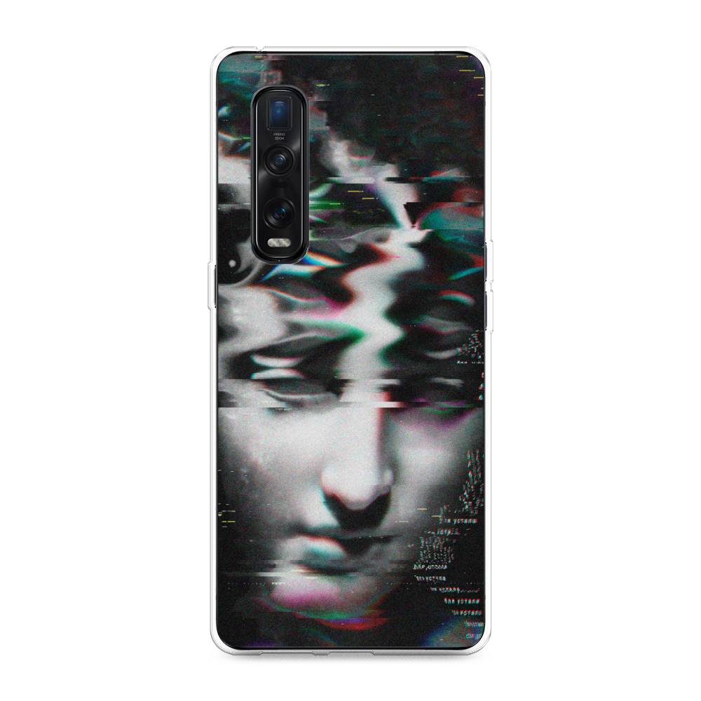 

Чехол Awog на Oppo Find X2 Pro "Glitch Art", Разноцветный, 253350-9