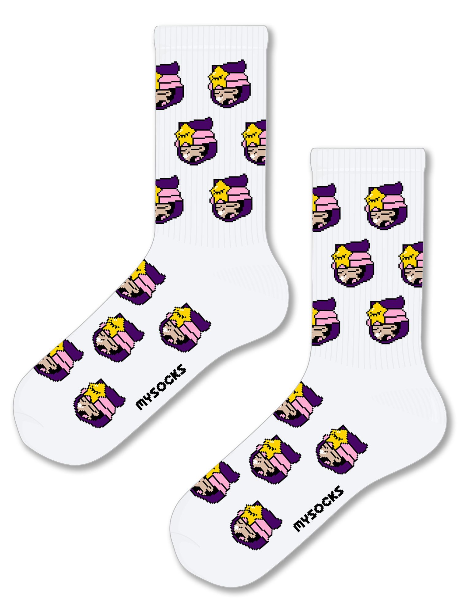 Носки унисекс MySocks sku126 белые 37-43