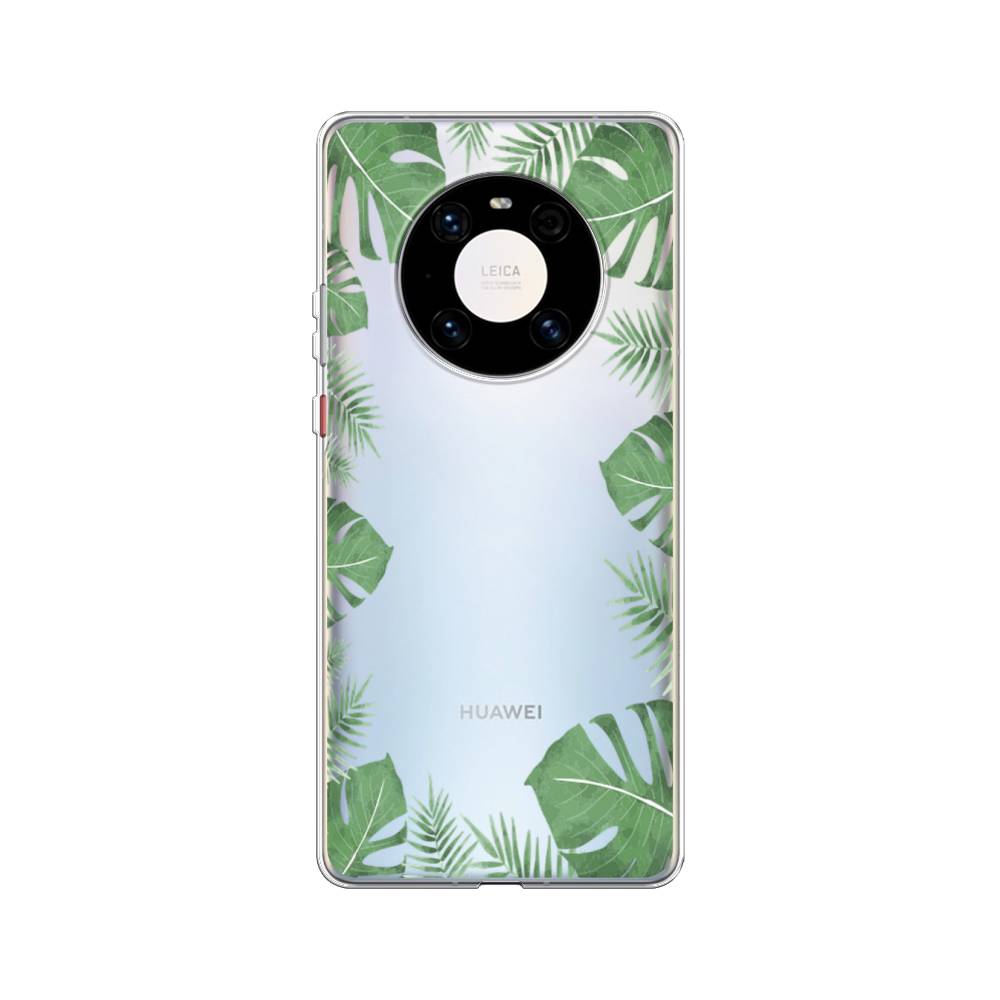 

Чехол Awog на Huawei Mate 40 Pro "Листья папоротника рамка", Зеленый, 6104450-8
