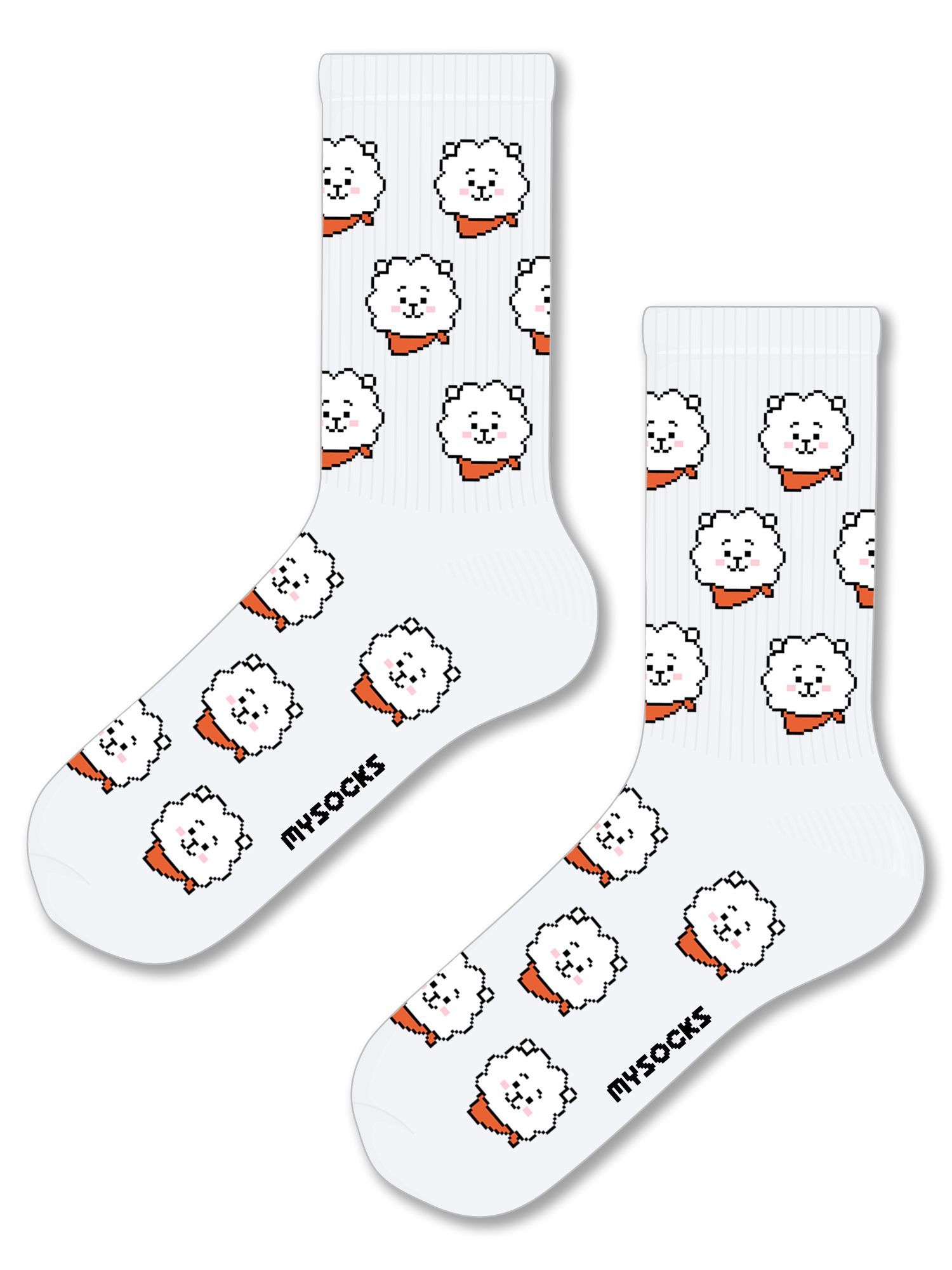 Носки унисекс MySocks sku131 белые 37-43