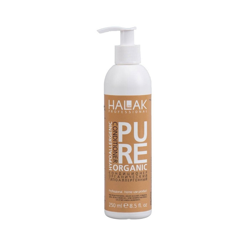 Кондиционер Halak Professional Органический Гипоаллергенный Pure Organic 250 мл кондиционер спрей k9 horse aloe vera nano spray 500ml