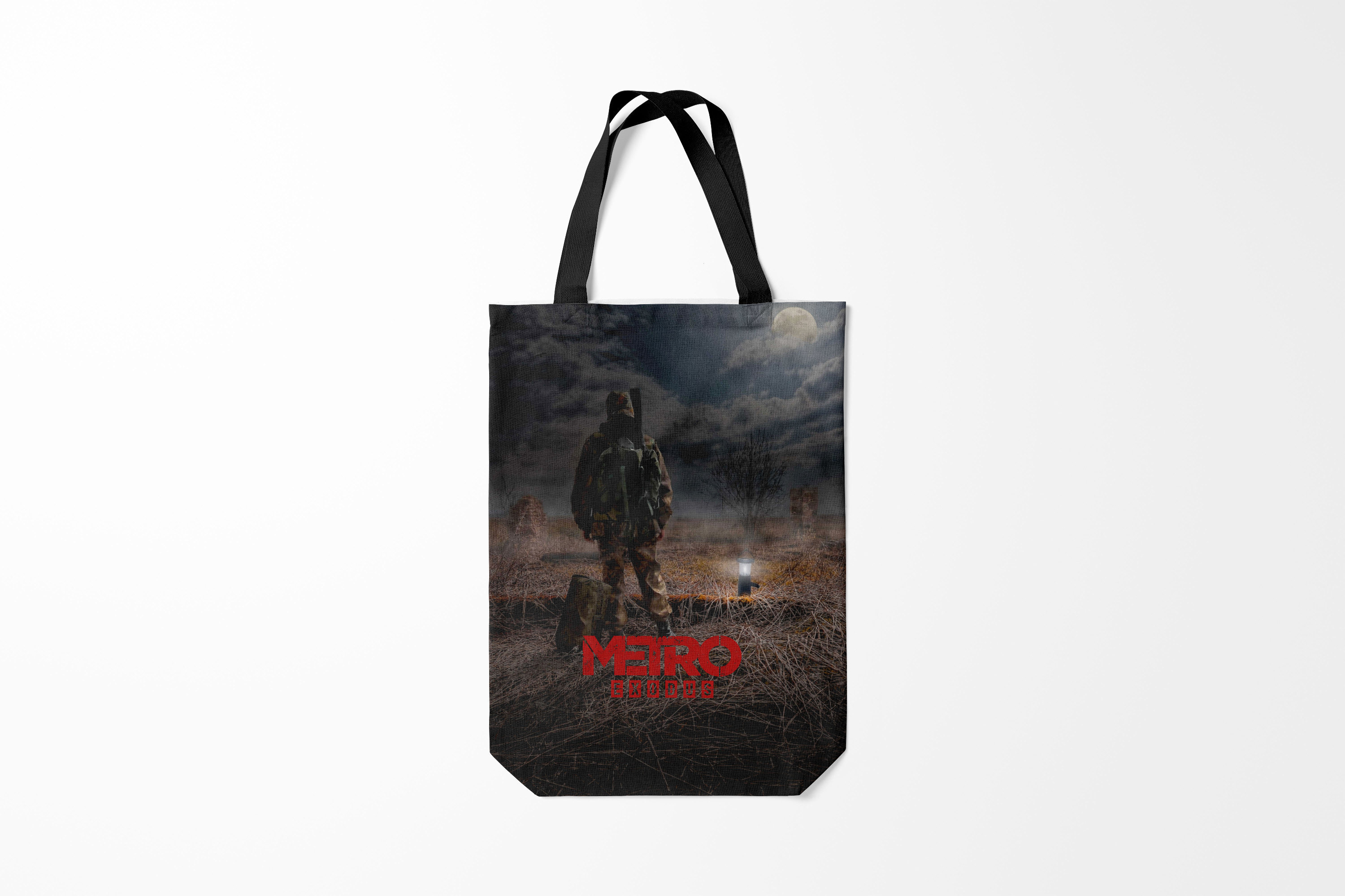 

Сумка шoппер унисекс Burnettie Metro Exodus одинокий сталкер,, Metro Exodus одинокий сталкер