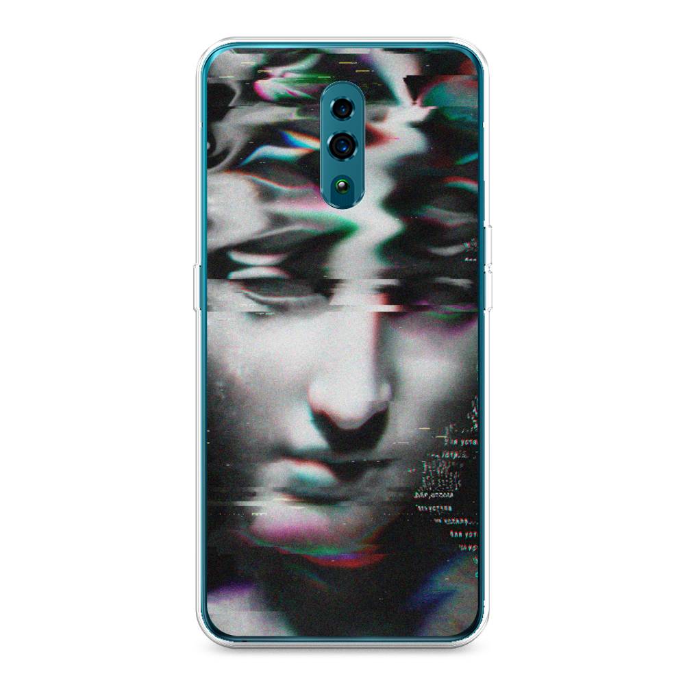 

Чехол Awog на Oppo Reno "Glitch Art", Разноцветный, 250750-9