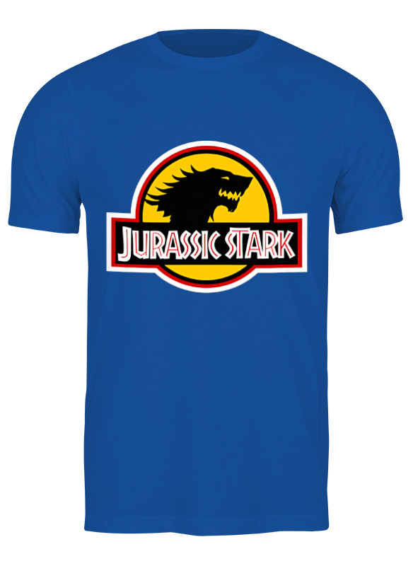 

Футболка мужская Printio Jurassic stark синий S, Jurassic stark