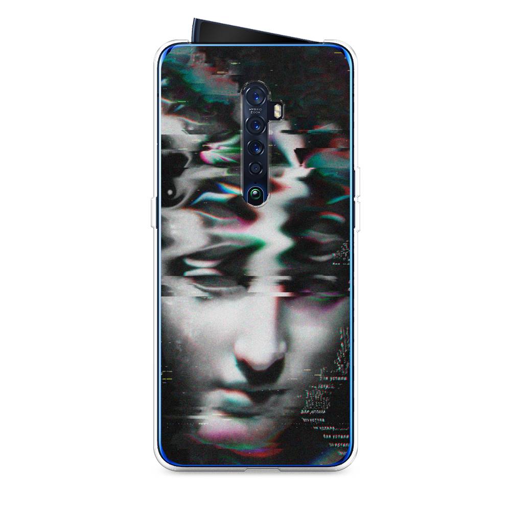 

Чехол Awog на Oppo Reno 2 "Glitch Art", Разноцветный, 253550-9