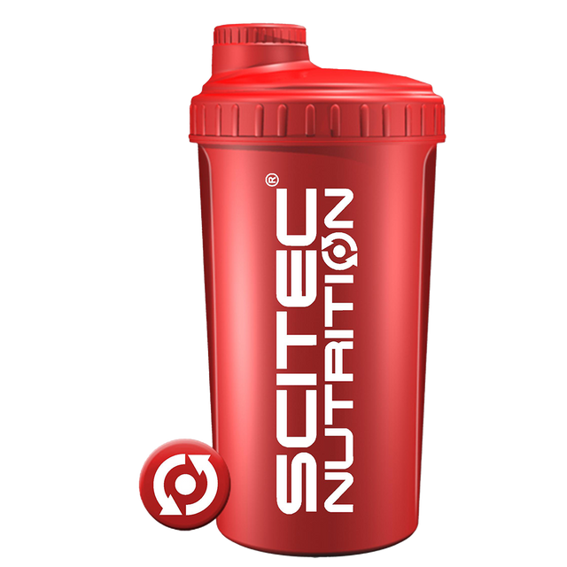 фото Шейкер scitec nutrition shaker 700 мл. mad, красный