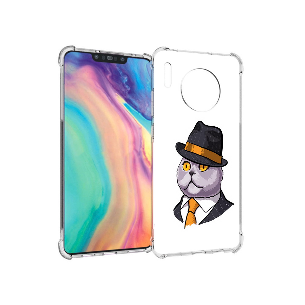 

Чехол MyPads Tocco для Huawei Mate 30 британец, Прозрачный, Tocco