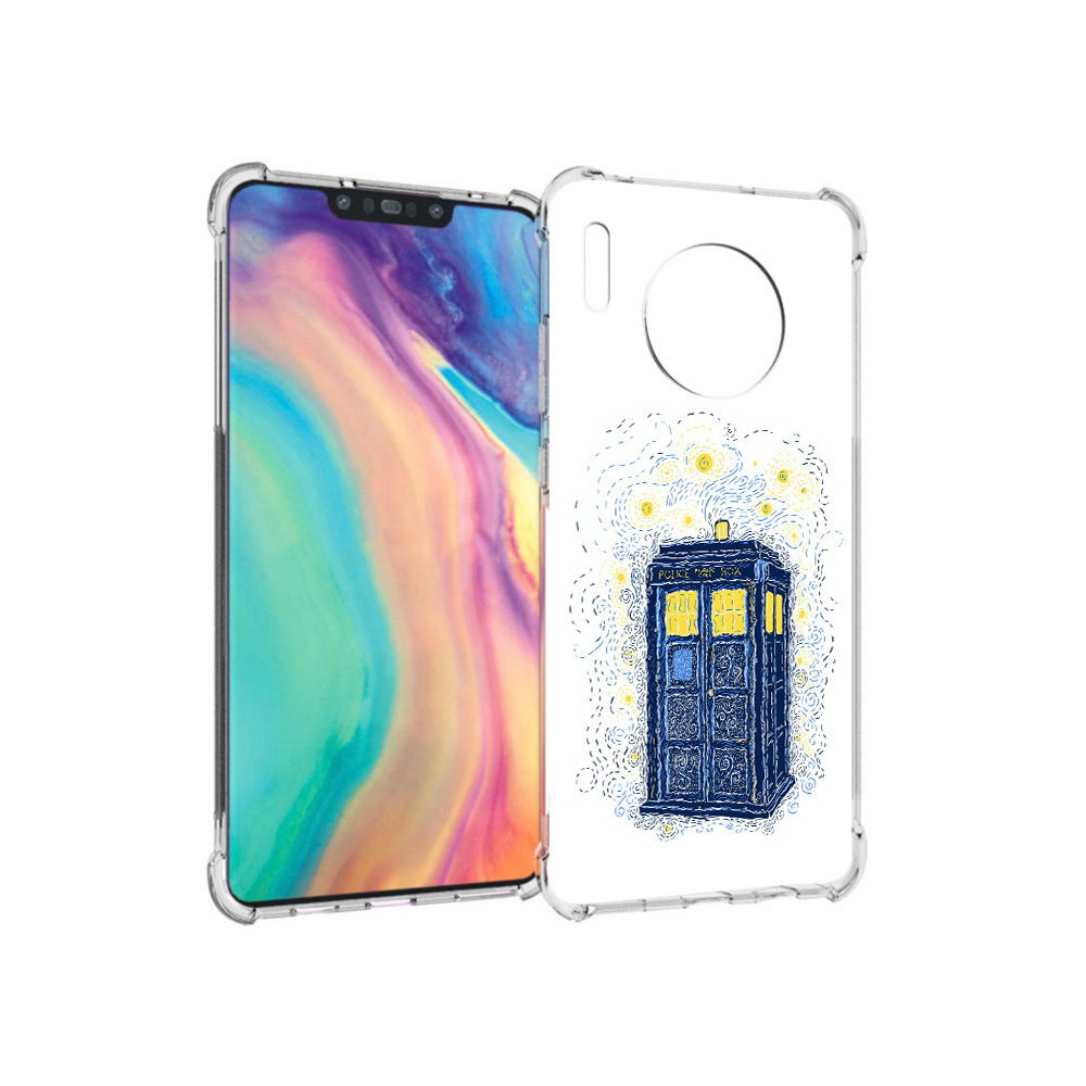 

Чехол MyPads Tocco для Huawei Mate 30 будка рисунок, Прозрачный, Tocco