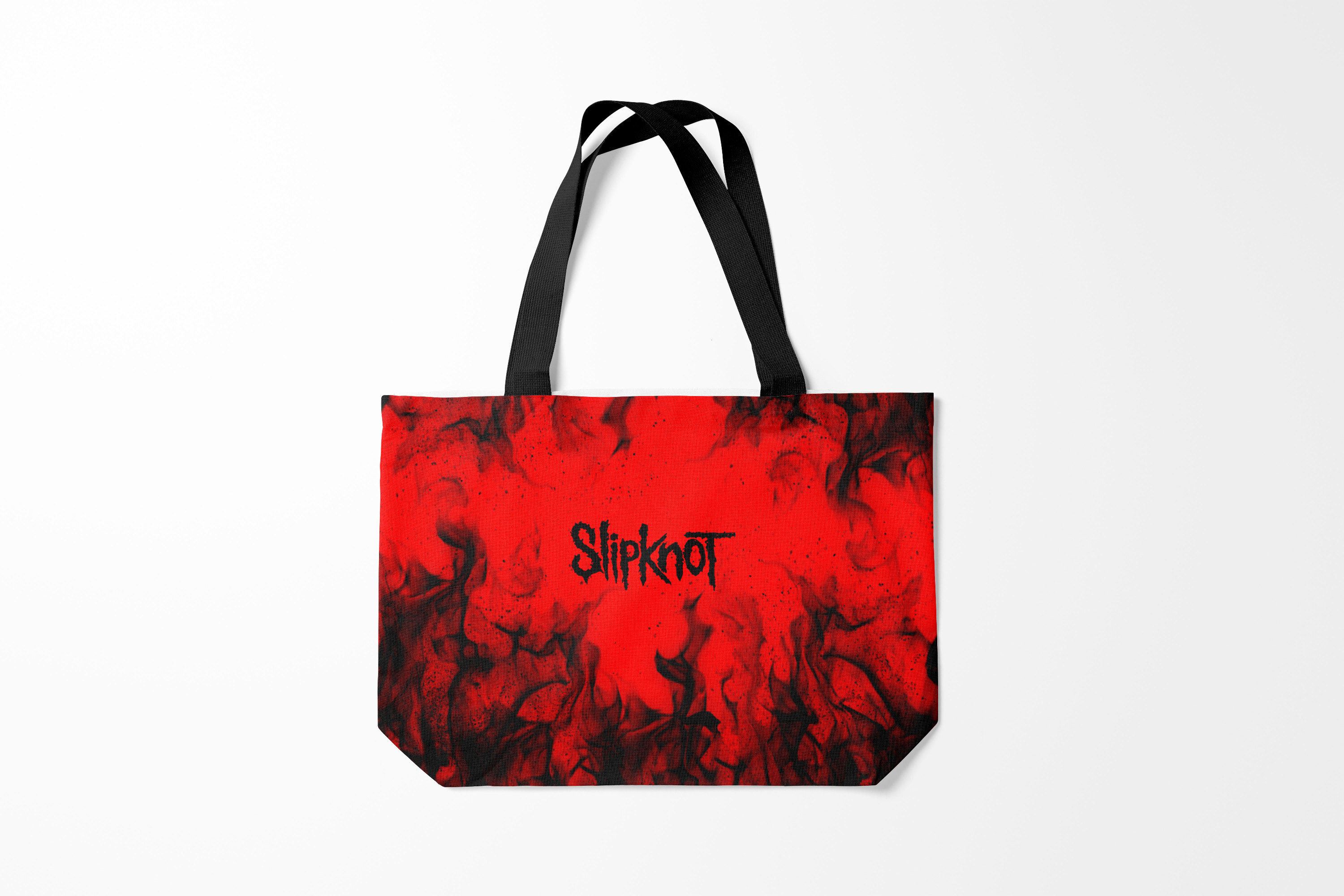 

Сумка шoппер унисекс Burnettie Slipknot, черный; красный, Slipknot