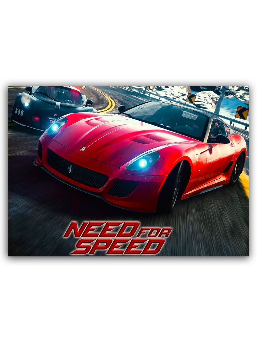 фото Магнит на холодильник drabs need for speed красная машина