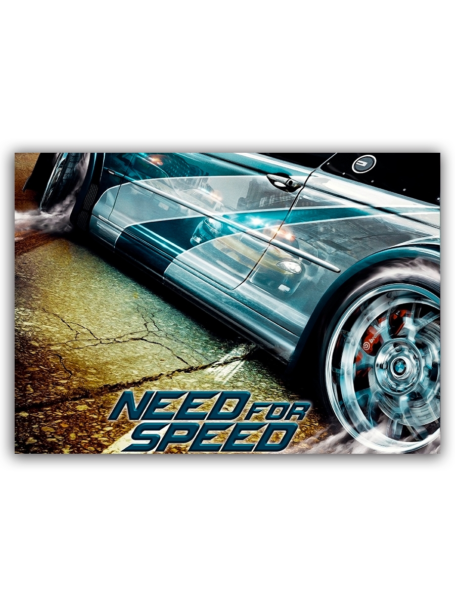 фото Магнит на холодильник drabs need for speed серая машина