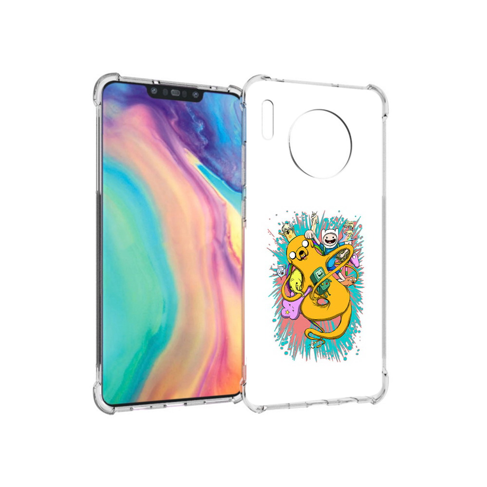 

Чехол MyPads Tocco для Huawei Mate 30 время приключений рисунок, Прозрачный, Tocco