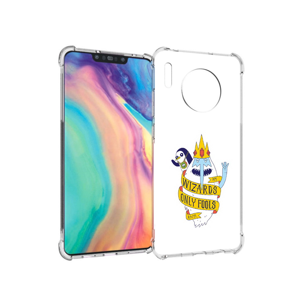 

Чехол MyPads Tocco для Huawei Mate 30 время приключений снежный король, Прозрачный, Tocco
