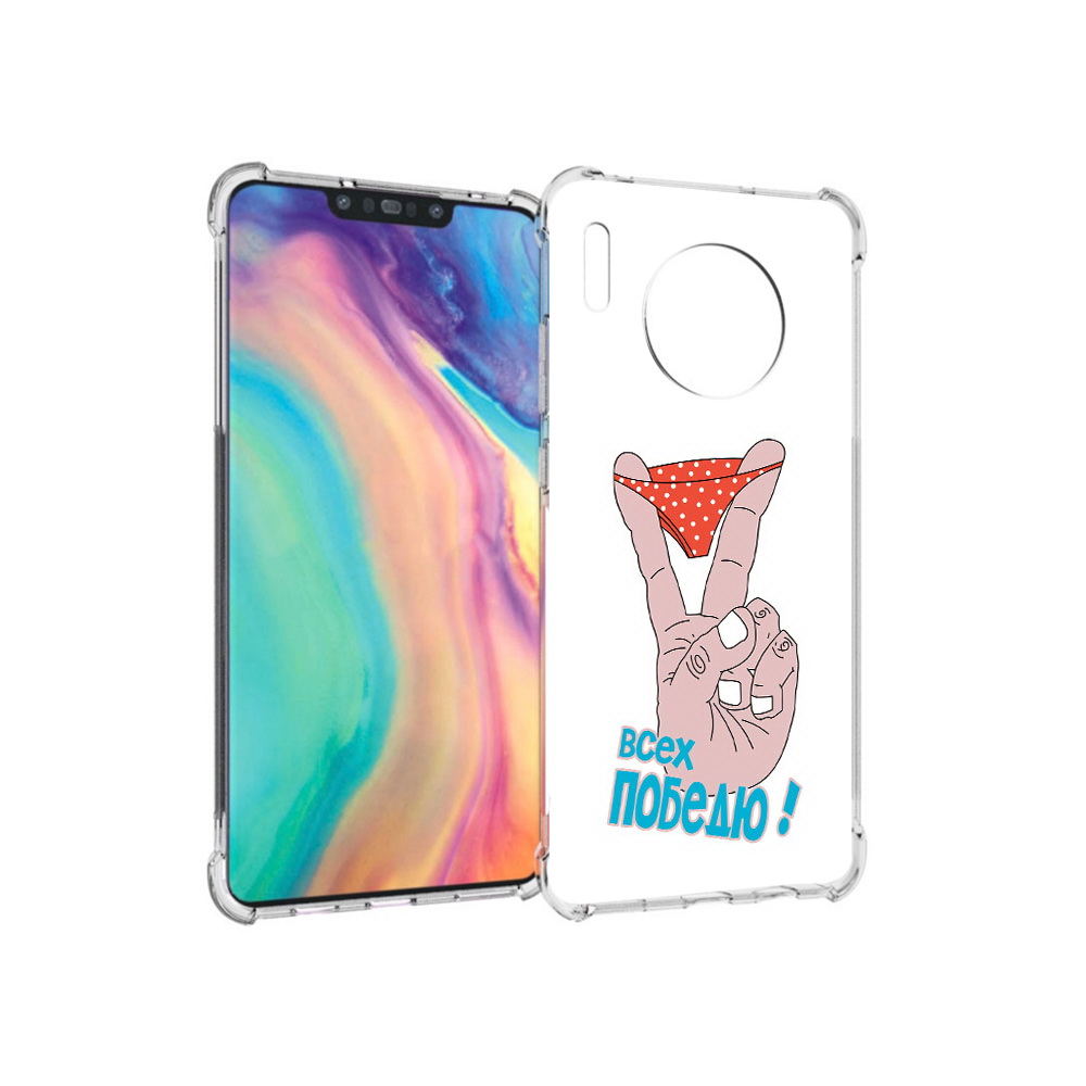 

Чехол MyPads Tocco для Huawei Mate 30 всех победю, Прозрачный, Tocco