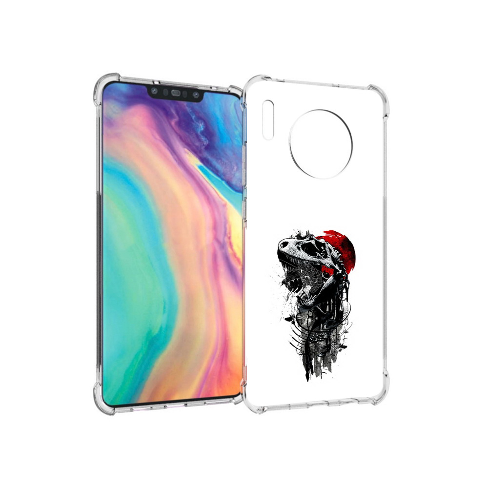 

Чехол MyPads Tocco для Huawei Mate 30 вымерший динозавр, Прозрачный, Tocco